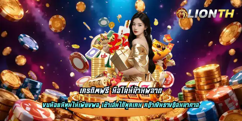 เครดิตฟรี มือใหม่ห้ามพลาด