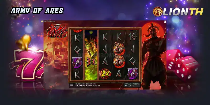 สล็อตเกม Army of Ares พร้อมโบนัสพิเศษ.